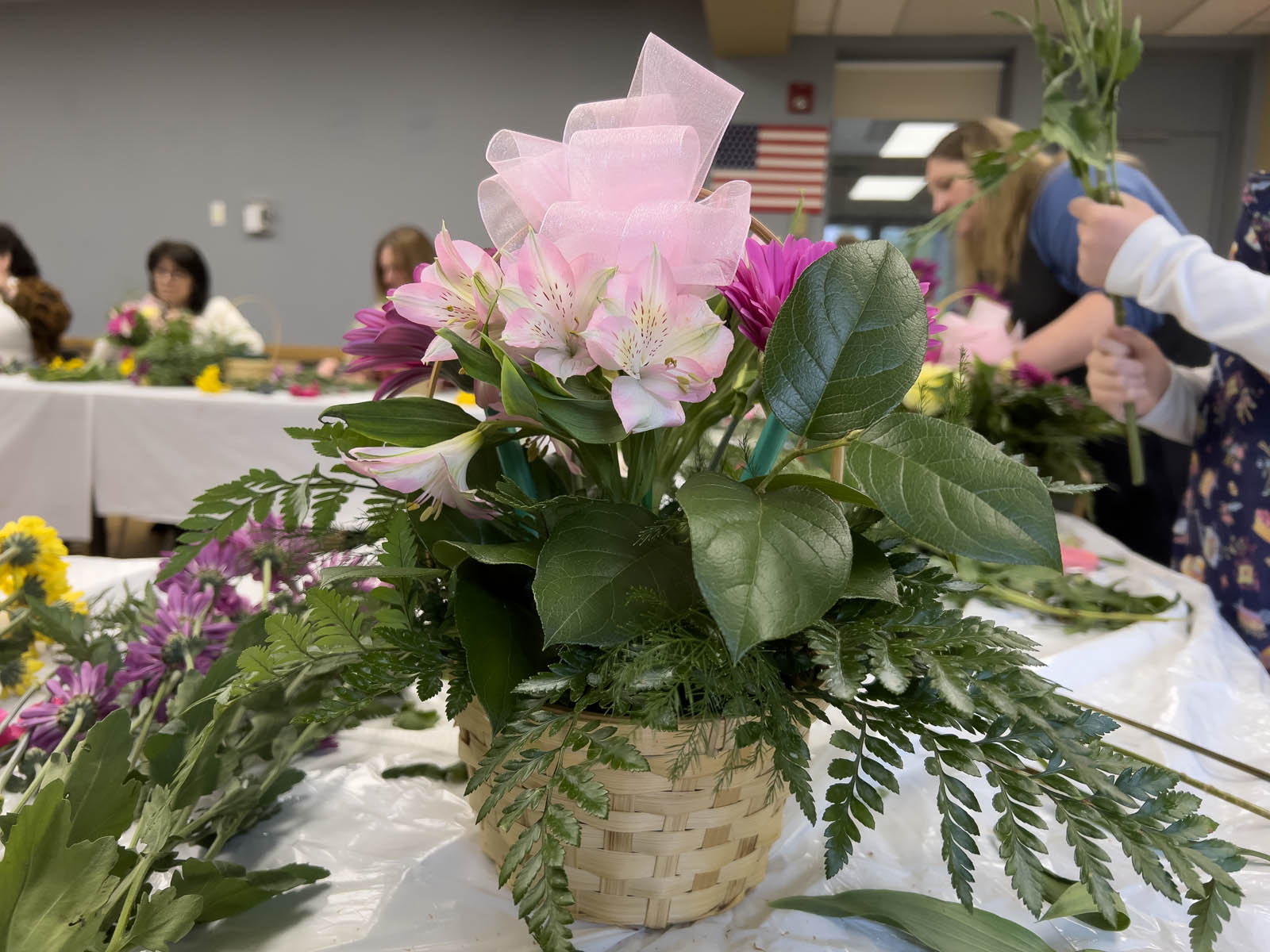 Fall Vase Arrangement Class