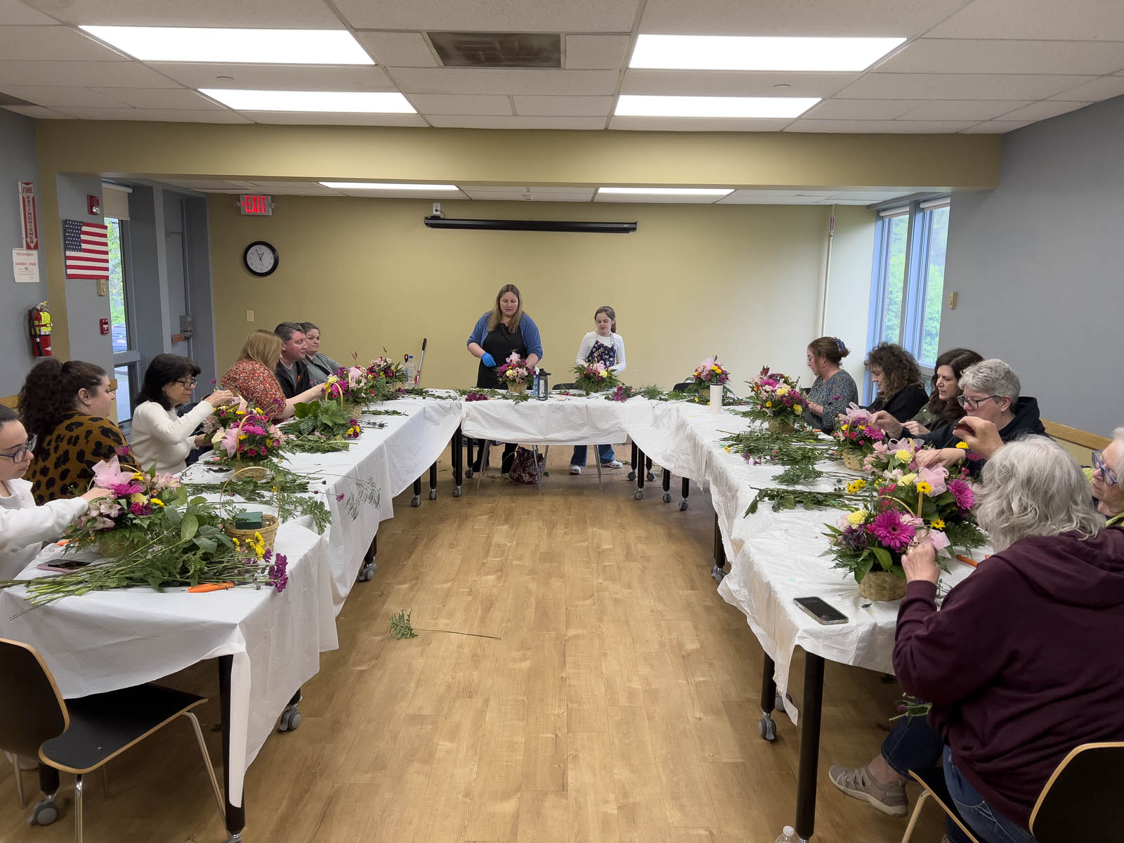 Fall Vase Arrangement Class