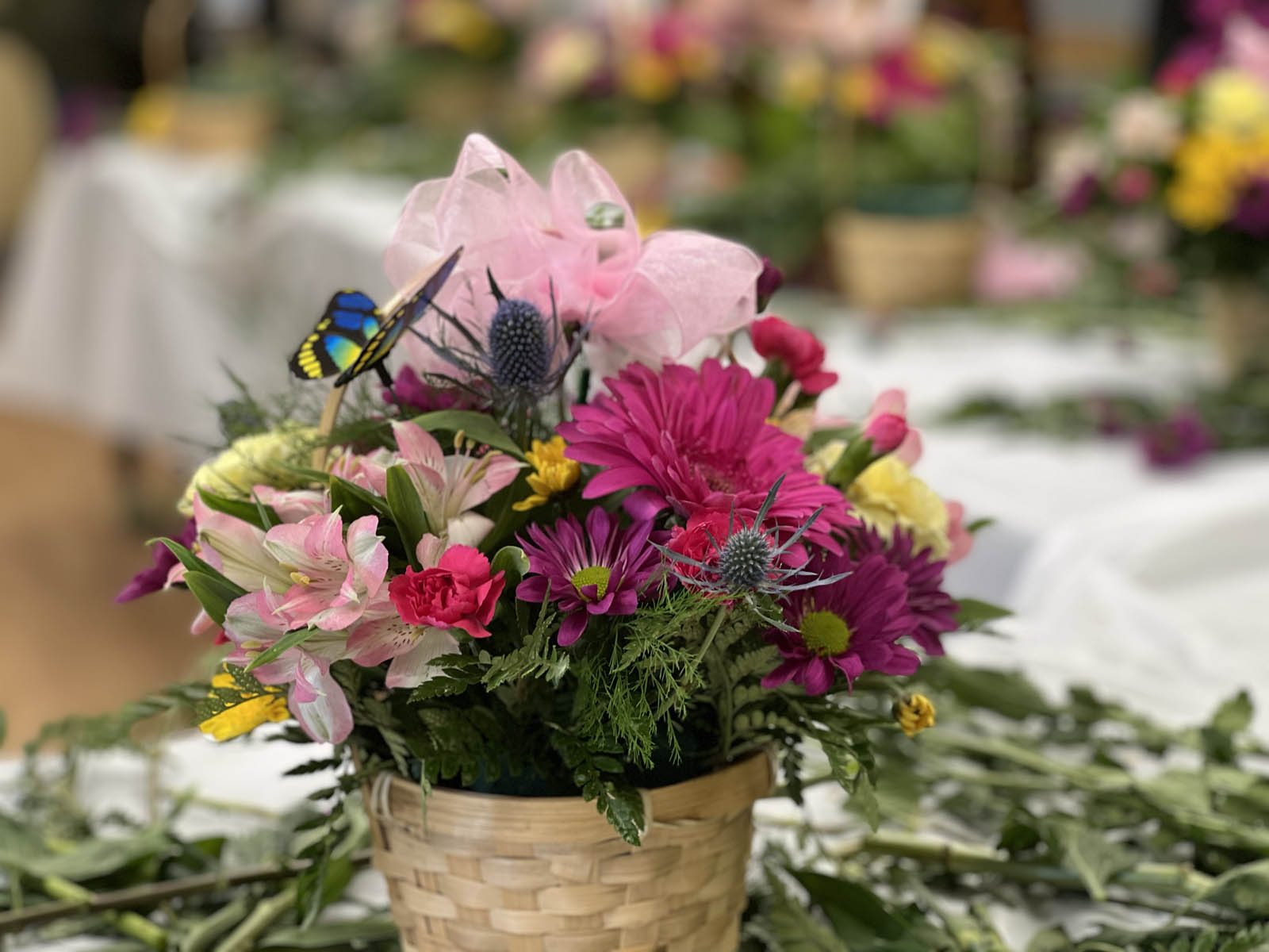 Fall Vase Arrangement Class