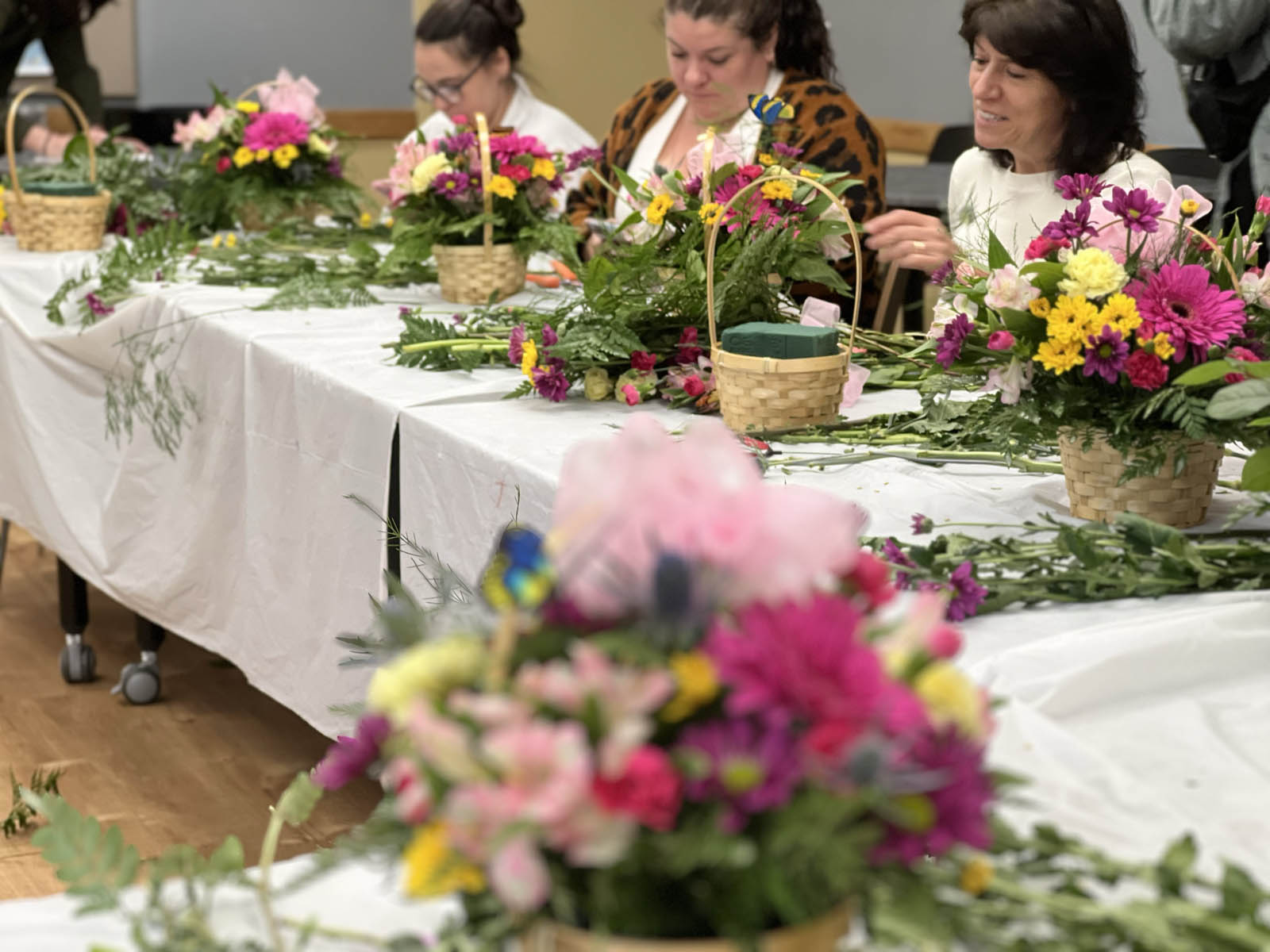 Fall Vase Arrangement Class