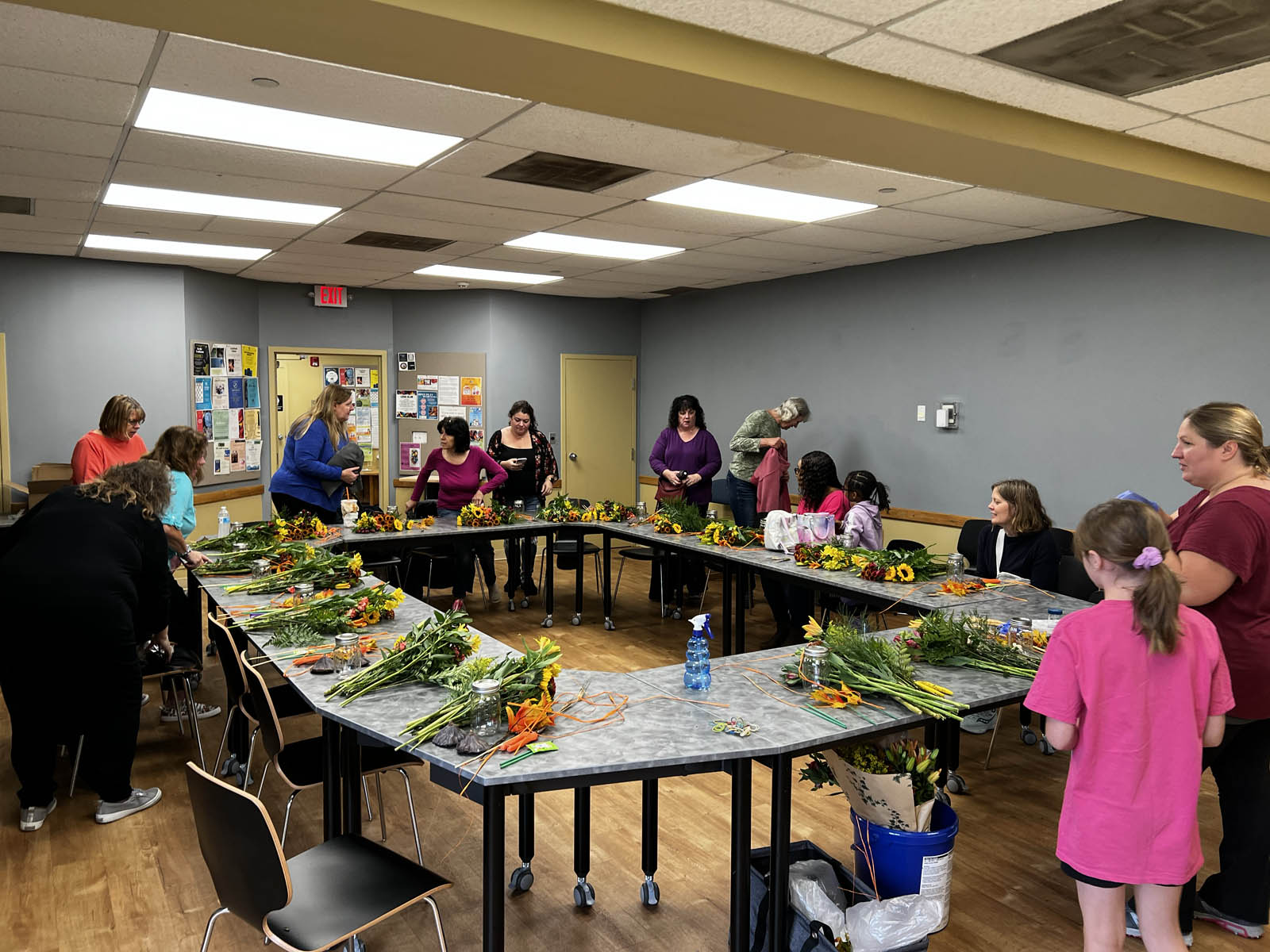 Fall Vase Arrangement Class