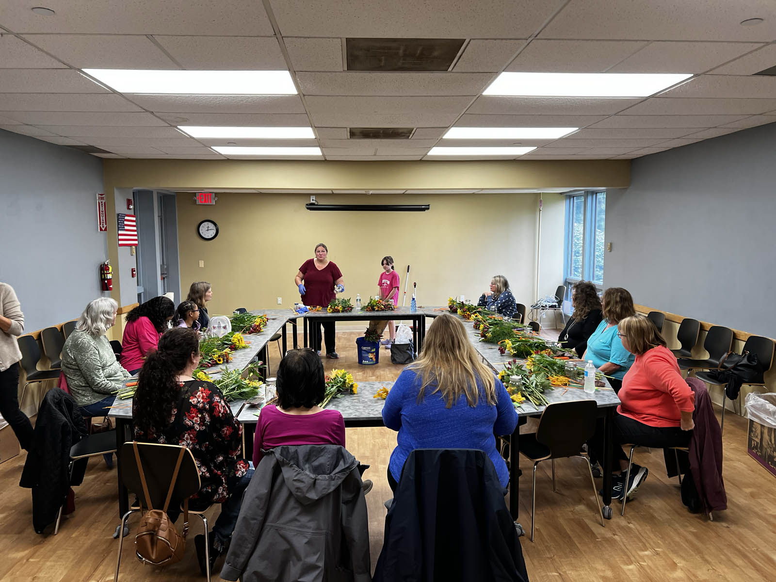 Fall Vase Arrangement Class