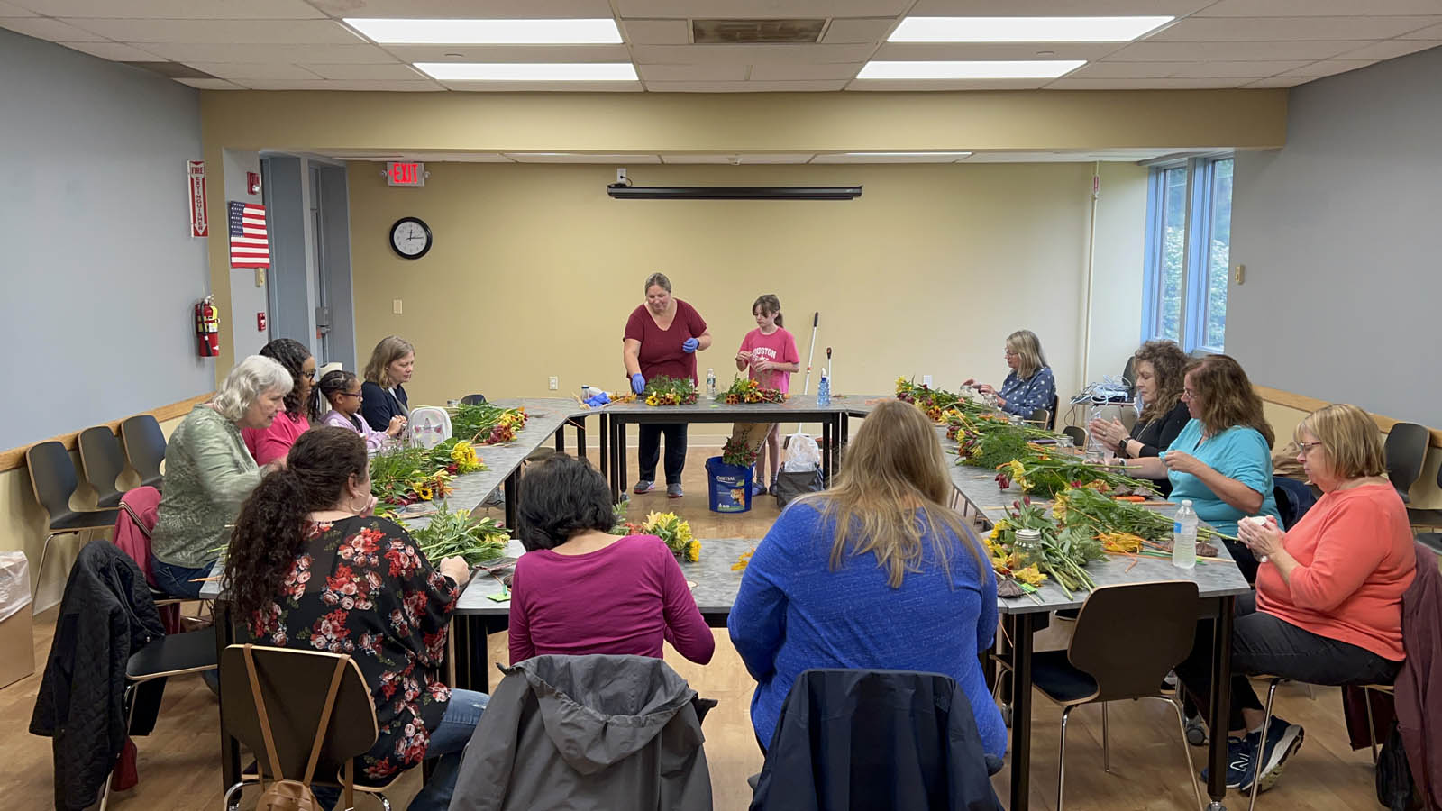 Fall Vase Arrangement Class