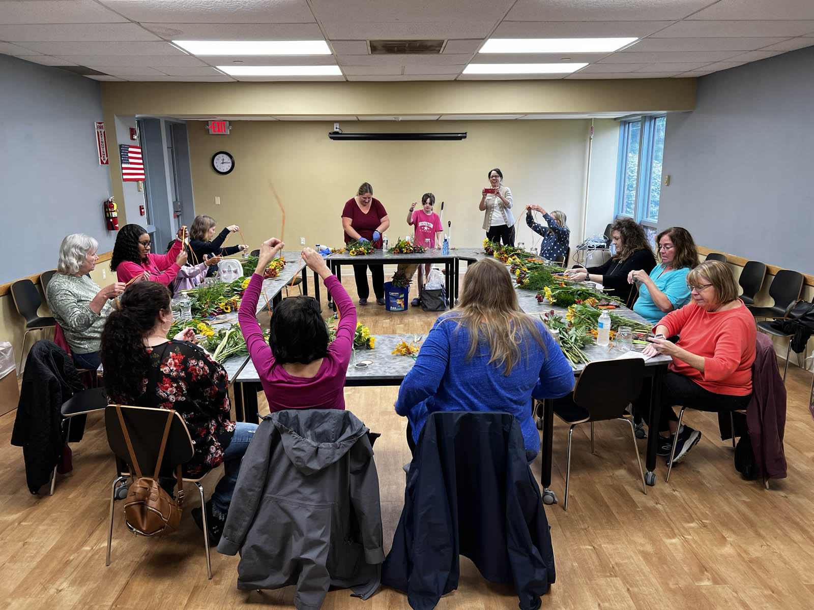 Fall Vase Arrangement Class