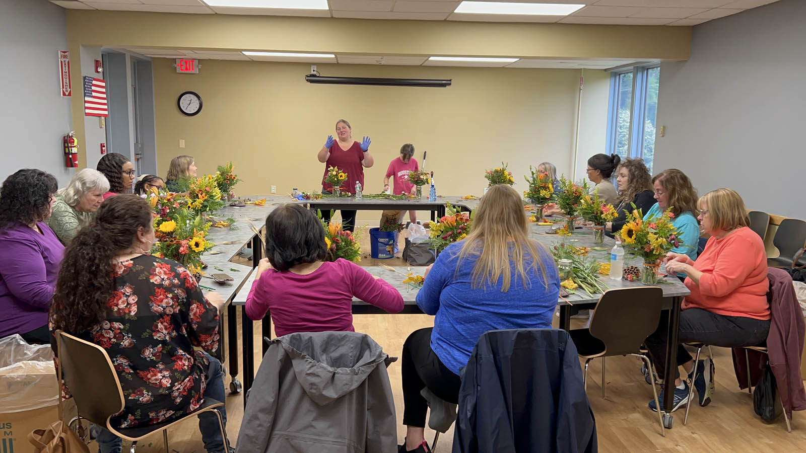 Fall Vase Arrangement Class