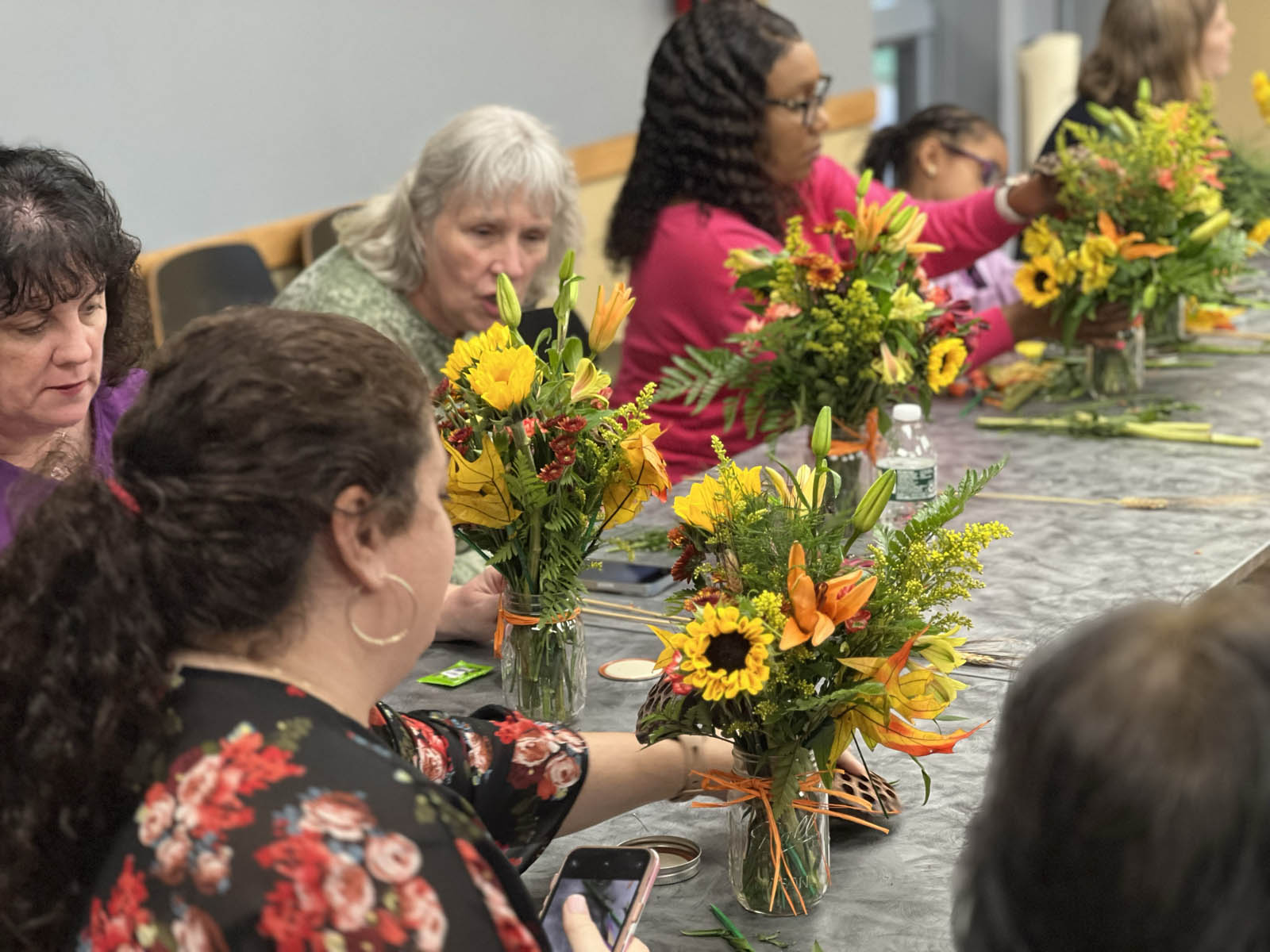 Fall Vase Arrangement Class