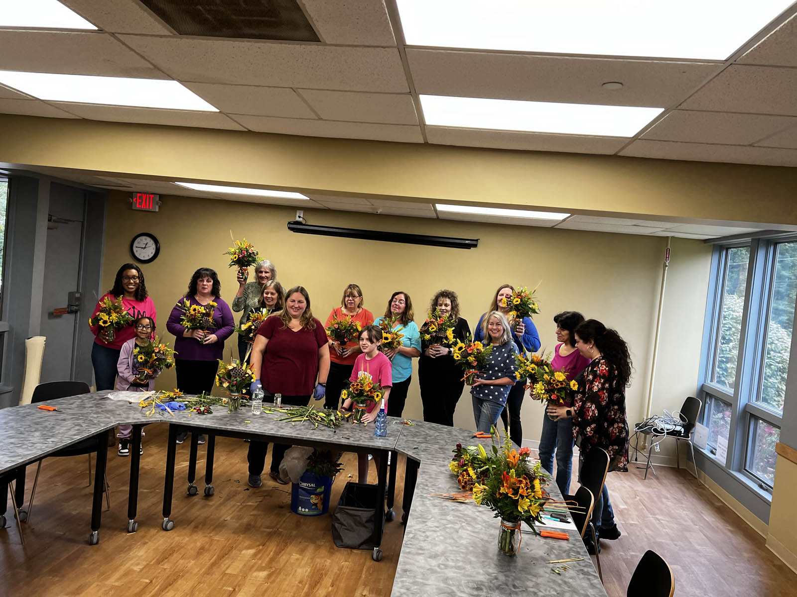 Fall Vase Arrangement Class