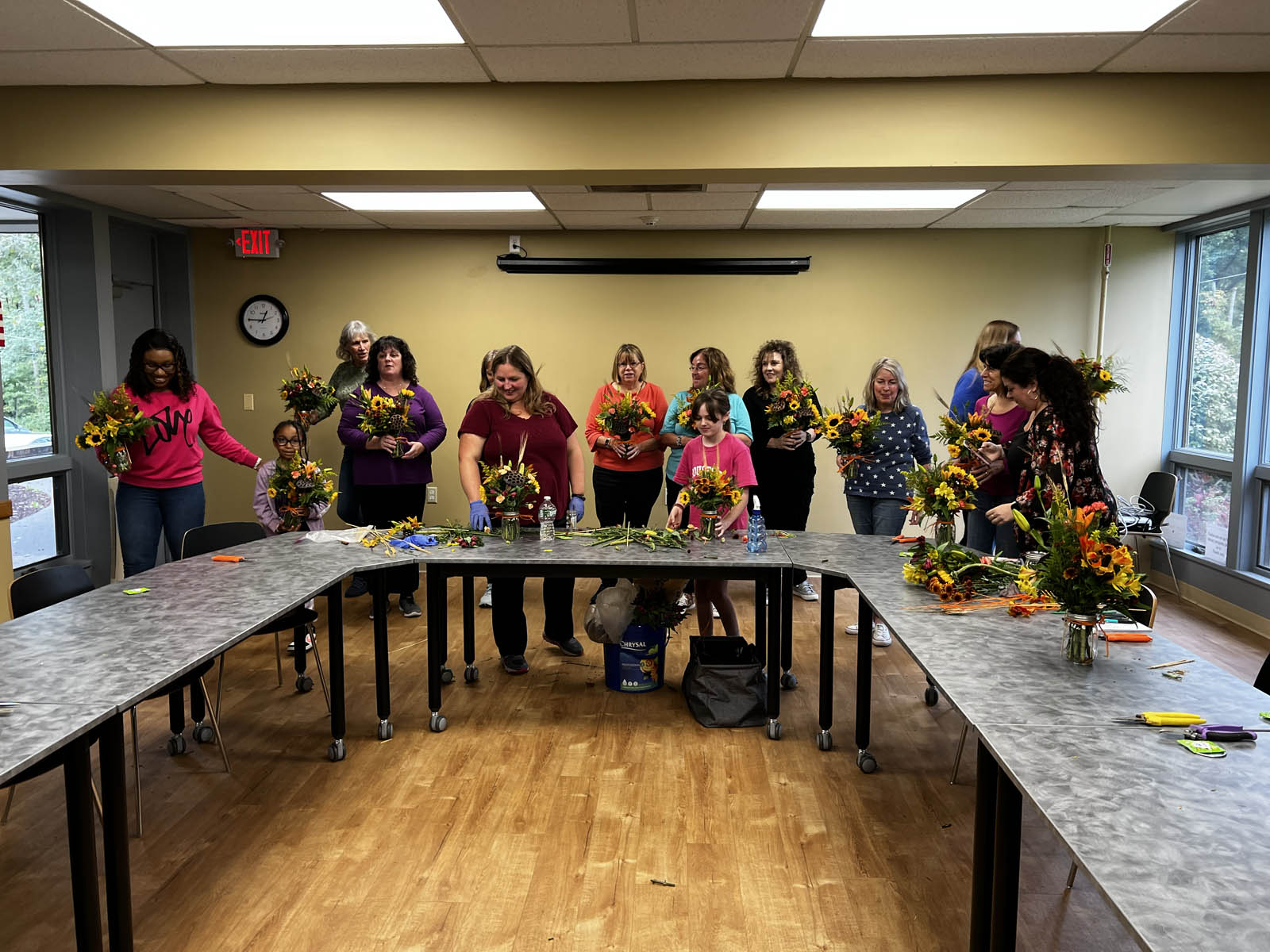 Fall Vase Arrangement Class