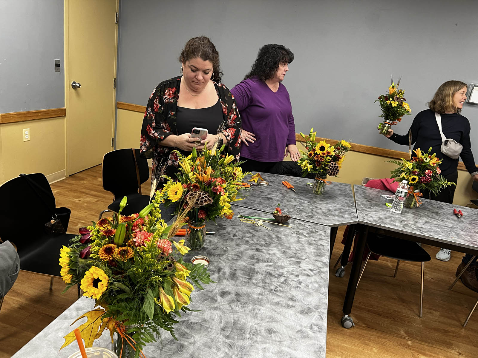 Fall Vase Arrangement Class