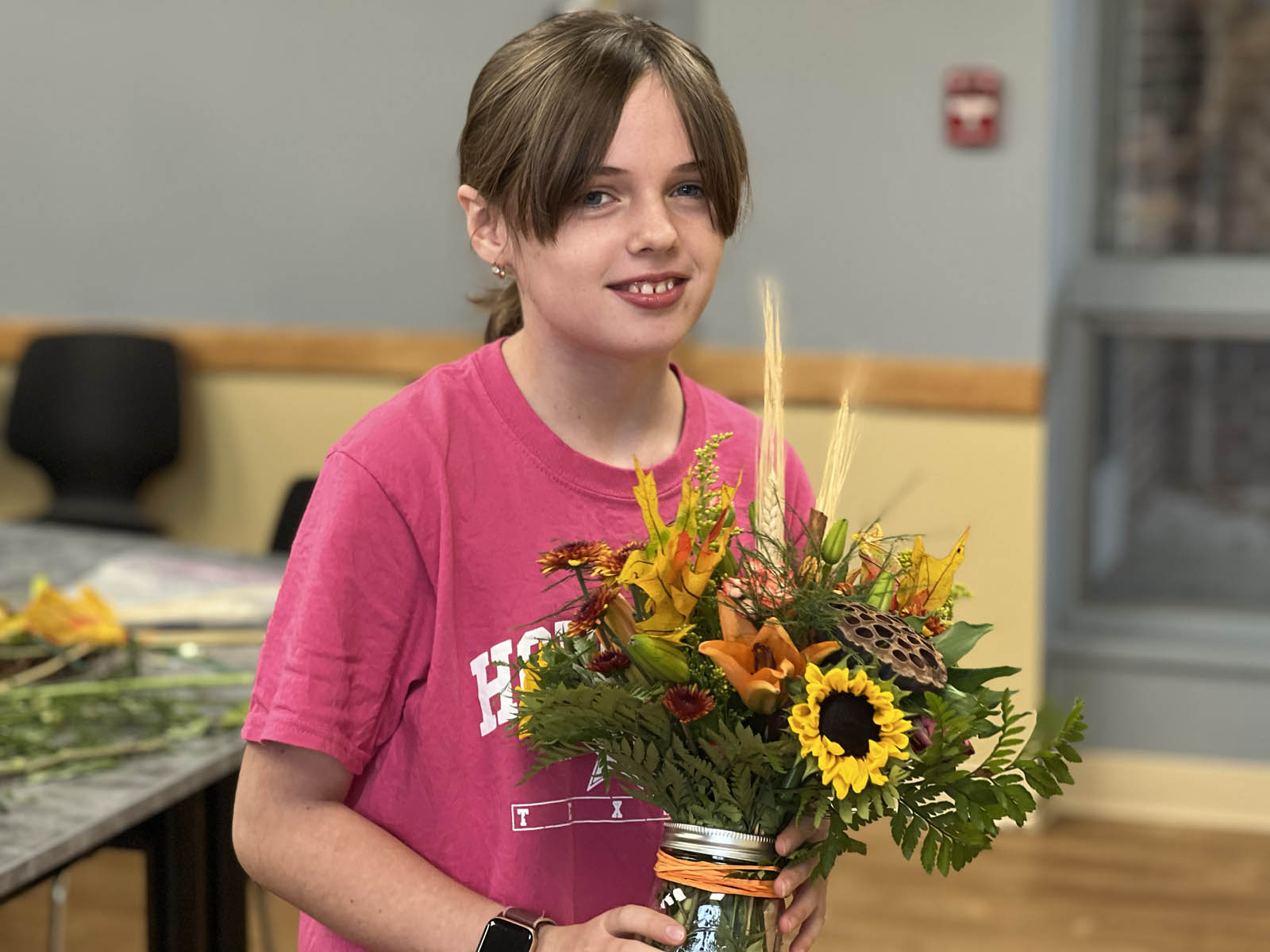 Fall Vase Arrangement Class